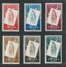 SPAIN # 857-862 MNH SYMPATHY