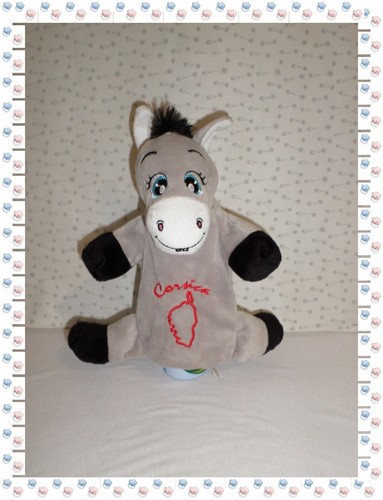 Doudou marionnette ane - €,
