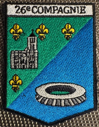 Ecusson patch 26eme compagnie - patch,
