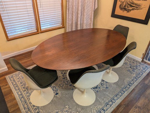 1965 knoll saarinen walnut - 1965,