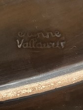 Ancien Vide Poche Cerenne Vallauri Céramique   20,5 Cm De Long  Environ