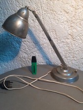 Lampe moderniste art déco skyscrapper legras jielde fonte aluminium 