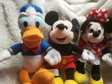 Mickey Minnie Donald Disneyland Paris Disney bean bag plush  NEW Magic