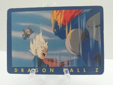 Carte Dragon Ball Z, Panini, française, série 1. N°30 : Vegeta VS C-13, BE.