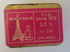 MECCANO 12 VIS SANS TETE ref 69 b