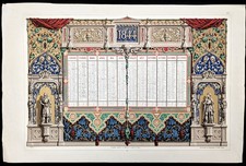 Calendrier 1844