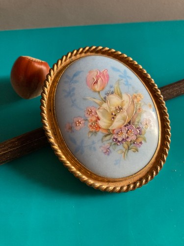 Broche ancienne bouquet - broche,