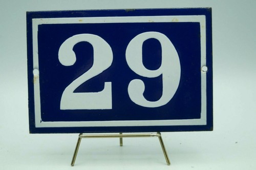 Ancienne plaque emaillee - plaque,