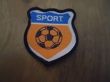 ECUSSON A COUDRE - thème BLASON SPORT - dimensions 5 * 4 cm