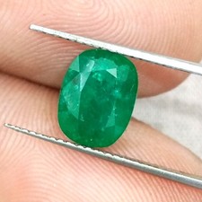 Coussin ovale vert feuille