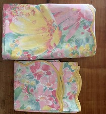 Draps plats 2 pers+taies vintage sous blister-Sanderson-Dorma- Anne de Solène..