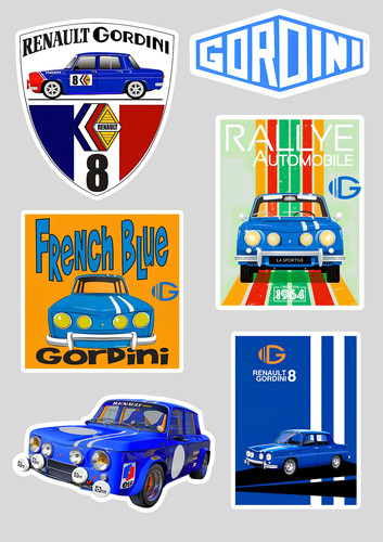 Stickers xxl vinyle - 6x,