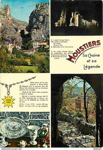 Carte postale moustiers - carte,
