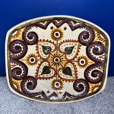 Ancien Petit Plat Faïence Signé Paul Fouillen Quimper Décor Breton