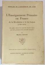 MAURICE GONTARD L'ENSEIGNEMENT
