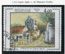 TIMBRE FRANCE OBLITERE N° 2297 TABLEAU MAURICE UTRILLO photo non contractuelle