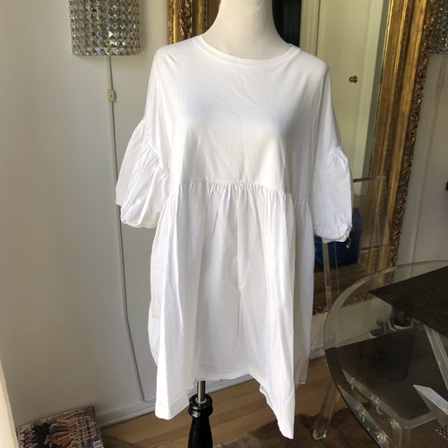 Robe courte zara - courte, blanche