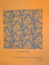 PLANCHE PAPIER PEINT XX°