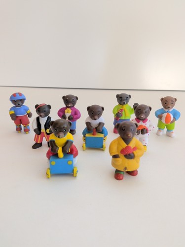 Lot figurines petit ours brun - figurines,