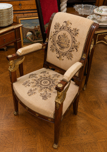 Fauteuil époque empire - empire, en