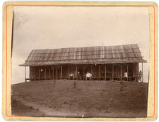 Maison coloniale, à localiser Tirage vintage print Tirage albuminé  6,5x8,5 