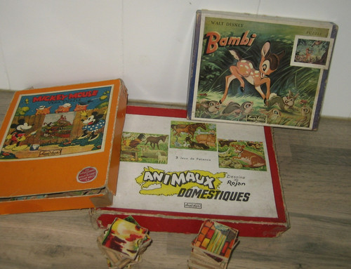 Ancien puzzle vera enfant - 8,