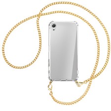 Collier pour Sony Xperia X Performance chaîne en métal (O) Etui Coque + cordon