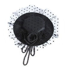 Femme Bibi Voile Haut Chapeau