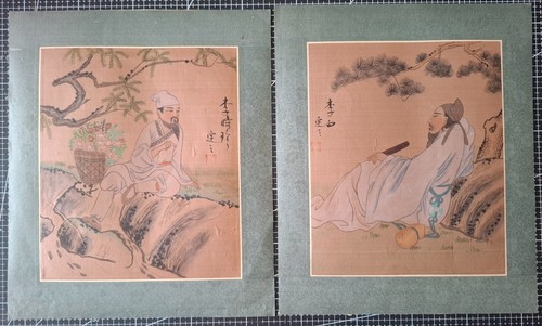 Lot peintures chinoises - lot, de