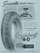 PUBLICITE ENGLEBERT PNEU POIDS
