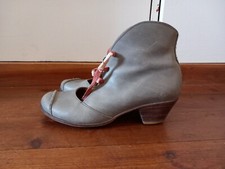 bottines babies à talons en cuir femme taille 38