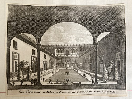 Gravure veuë cour du - gravure « veuë,