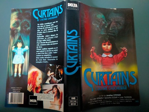 Jaquette vhs seule curtains - jaquette,
