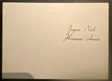 Carte De Vœux Géo-fourrier 