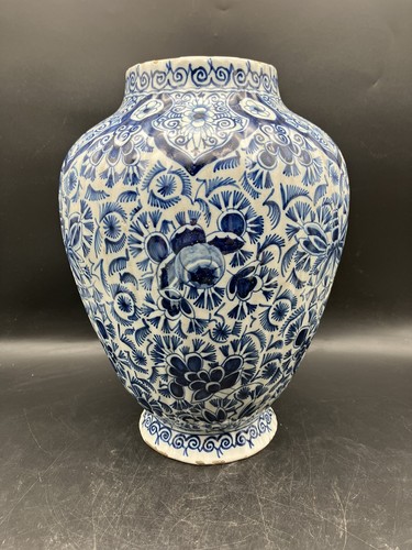 Vase balustre décor - balustre, camaïeu