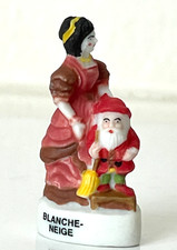 Rare Fève Blanche Neige avec Nain Père Noël ❤️ Galette des rois French charm