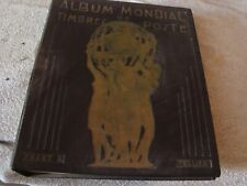 ANCIEN ALBUM DE TIMBRES AVEC 100 TIMBRES ENVIRON