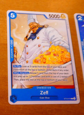 ONE PIECE ENGLISH CARD GAME CARTE ZEFF ST12-013 ST EN TCG NEUF