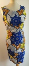 Robe droite wax africain - robe,
