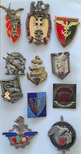 Lot insignes militaires - 10,