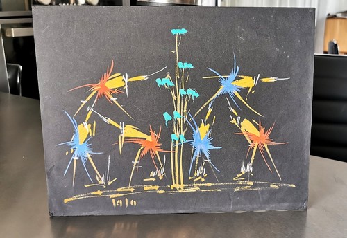 Peinture africaine gouache sur