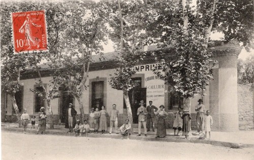 Postcard algeria written - postcard,