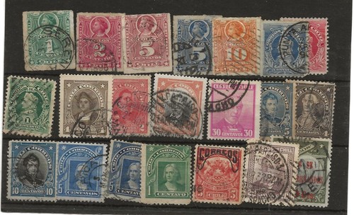 Chili timbres anciens - chili,
