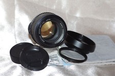 EXCEPTIONNEL objectif M42 50/1,4 SMC~TAKUMAR bouchons-filtre-pare-soleil-housse