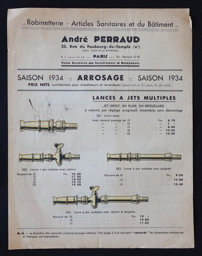 Catalogue brochure