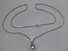 Collier neuf argent poinçons 925 et testé 3,44gr : chaine gourmette 46cm 1mm