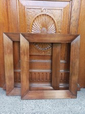 Rare paire de cadres en noyer Louis-Philippe - milieu du XIXe Siècle - Format 8F