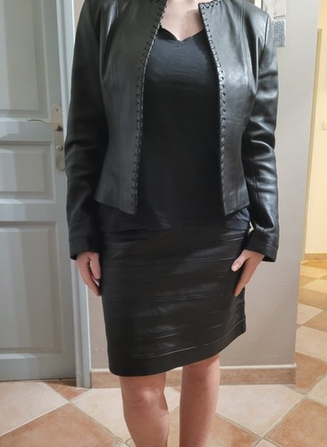 Ensemble femme cuir - , (agneau)