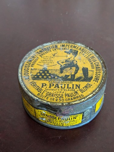 Ancienne boite graisse - boite, de