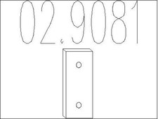 BUTéE éLASTIQUE (SILENCIEUX) CITROËN 2 CV 4,6,AMI 10 SUPER,8,AMI BREAK 8